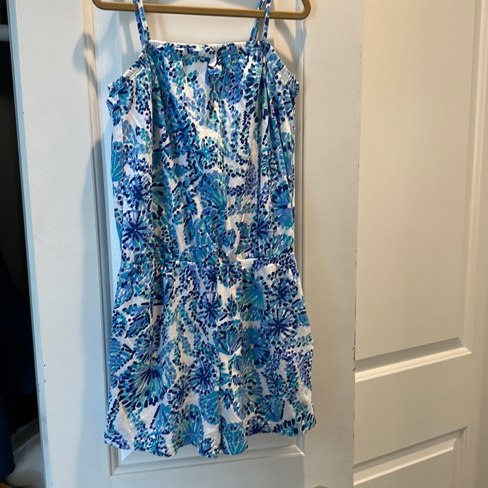 Lilly Pulitzer girls romper size L 8-10